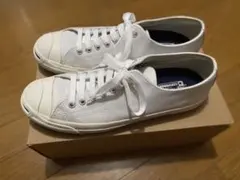 せール コンバース ジャックパーセル Converse ローカット白レザー