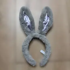 東京ディズニーランド イースター限定 うさ耳カチューシャ グレー　とんすけ