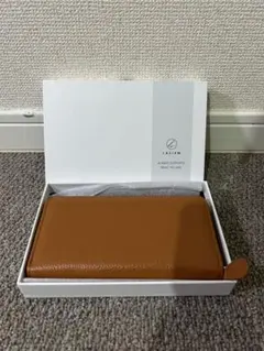LASIEM★既存品より-3㎝小さい本革ブラウン長財布