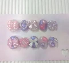 キラキラ☆キッズネイル　ギャルネイル