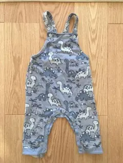 next baby恐竜柄オーバーオール