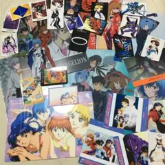 送料込み　エヴァンゲリオン　クリアファイル　下敷き　カード　グッズ　セット　9