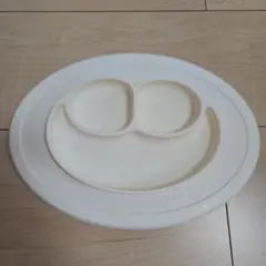 ezpz オーバル型ベビー食器 ホワイト