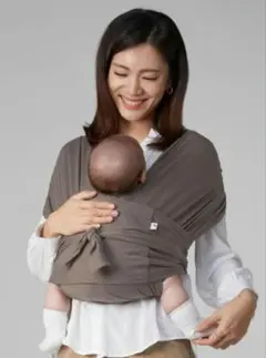 Konny 抱っこひも モカ 説明書& 収納袋付き