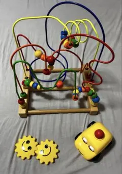 BameLund 知育玩具 ルーピング　アンビトーイ　ツインラトル　ベビーカー