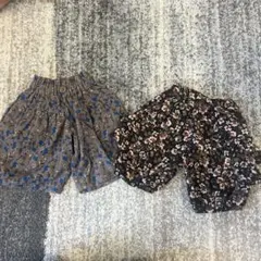 花柄ハーフパンツ2点セット ラグマート　　95cm 90cm