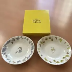 Winnie the Pooh 陶器皿 2枚セット