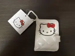 サンリオ ハローキティ ミニチュアキルトシリーズ 手帳型ダブルミラー ホワイト