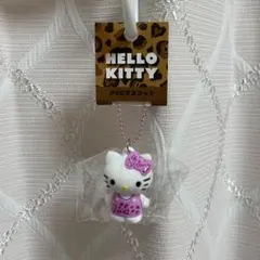 【新品】キティ ヒョウ柄 マスコット キーホルダー