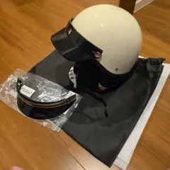 ハーフ ヘルメット アイボリー XLサイズ　ショーティレプリカのサムネイル