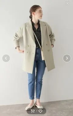La TOTALITE ラ トータリテ トリプルツイルミドルコート 38のサムネイル