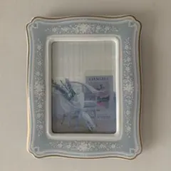 Noritake フォトスタンド 花柄 ブルーのサムネイル