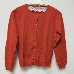 新品　アースミュージック　カーディガン　ハートボタン　M