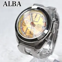 SEIKO ALBA AKA オレンジ文字盤 vintage腕時計　90s