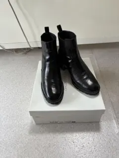 MODE ET JACOMO ブラック サイドゴアブーツ　24.0cm