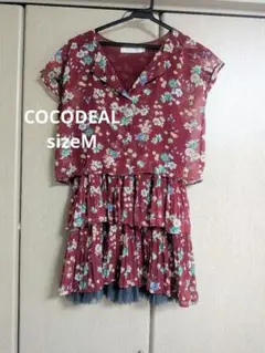 ココディール　COCODEAL　ミニワンピース M　axesfemme風