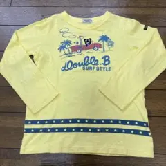 ★ミキハウス★ダブルビー★イエロー★130 長袖Tシャツ