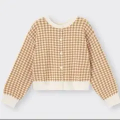 gu カーディガン　チェック　Lサイズ