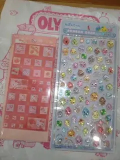 正規品　ボンボンドロップシール ミニ　タイルシール しずくちゃん　ハローキティ