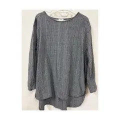 美品 studioclip チェックブラウス　チュニック