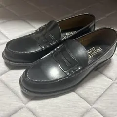 HARUTA メンズ ローファー 黒