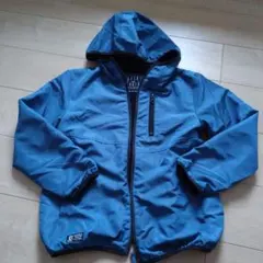 フード付き青ジャケット　140サイズ