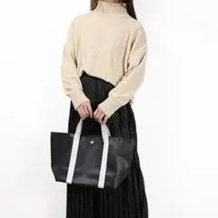 極美品】エルベシャプリエ Herve Chapelier 黒×銀 615G - メルカリ