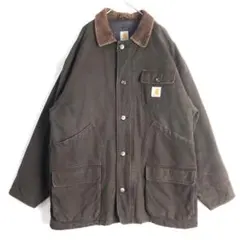 3241　Carhartt　カーハート　ダック　トラディショナル　ジャケット　茶のサムネイル