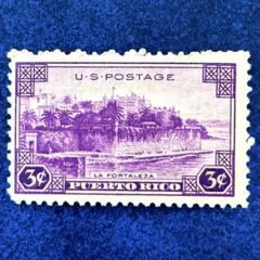 外国切手 ヴィンテージ 米国 準州記念 プエルト リコ　1937年 ヒンジ無し