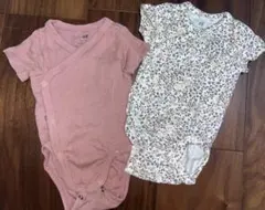 【新品未使用】 H&M オーガニックコットンロンパースセット