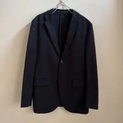 UNIQLO ユニクロ 感動ジャケット テーラード スリムフィット 紺 L