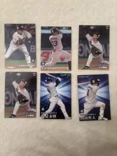 ヤクルト プロ野球チップスカード 6枚セット スターカード2枚含む
