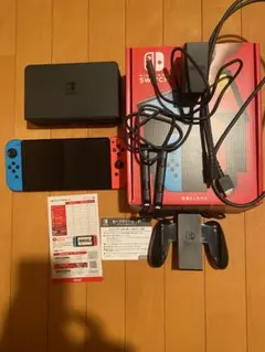 24.11月購入Nintendo Switch 有機ELモデル 赤青　動作確認済