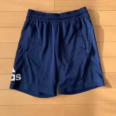 adidas CLIMACOOL ハーフパンツ　ネイビー140