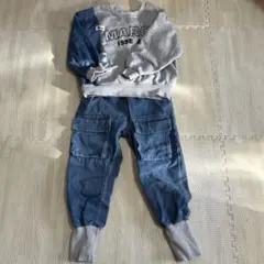 スウェットシャツとパンツセット