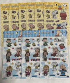 PEANUTS キャラクターシール 9枚セット
