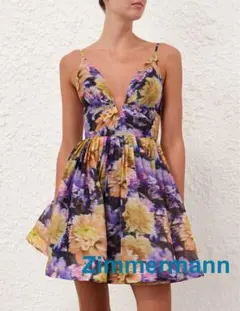 ZIMMERMANN シルク混 フリルラップワンピース - メルカリ