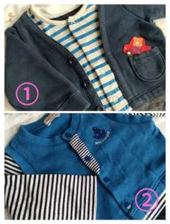 ミキハウス ロンパース 70サイズ 2枚セット