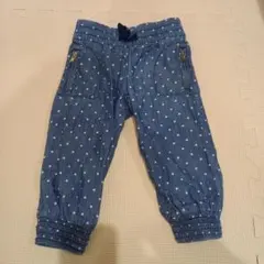 美品　ギャップ OLD NAVY　水玉パンツ　裾絞り　18-24M