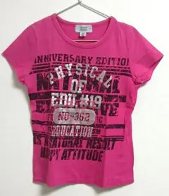 (即購入可)LAHORNER TENDERNESS 半袖Tシャツ ピンク LL