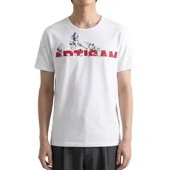 新品70%OFF アルチザン 朝顔グラフィック Tシャツ S 白 日本製 コムサのサムネイル
