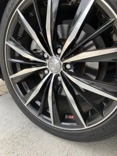 プリウス等にウェッズレオニスMX215/45R17ヨコハマ22年製タイヤバリ溝