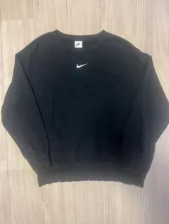 『超人気モデル』　NIKE スウェット　センター刺繍　トラヴィス　黒　【XXL】