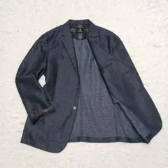 ✨極美品✨LLサイズ✨ブラックレーベル　カラミジャケット　ネイビーのサムネイル