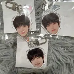 ジフン 顔アクキー 喜 哀 楽 セミコンプ セット