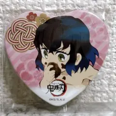 鬼滅の刃 嘴平伊之助 ufotable ハート形 缶バッジ コラボ バレンタイン