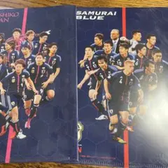 新品未使用　クリアファイル 2枚　2012年サムライブルー&ナデシコジャパン