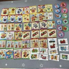 アンパンマンカレーシール35枚 ふりかけシール4枚　ソーセージ22枚　計61枚のサムネイル