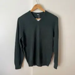 ユニクロ カシミヤVネックセーター Ｌ