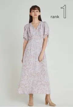 美品 snidel 0サイズ バリエーション マーメイド プリントワンピース